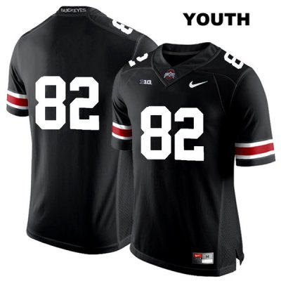 Youth NCAA Ohio State Buckeyes Garyn Prater #82 College Stitched No Name Authentic Nike White Number Black Football Jersey MX20L53TX